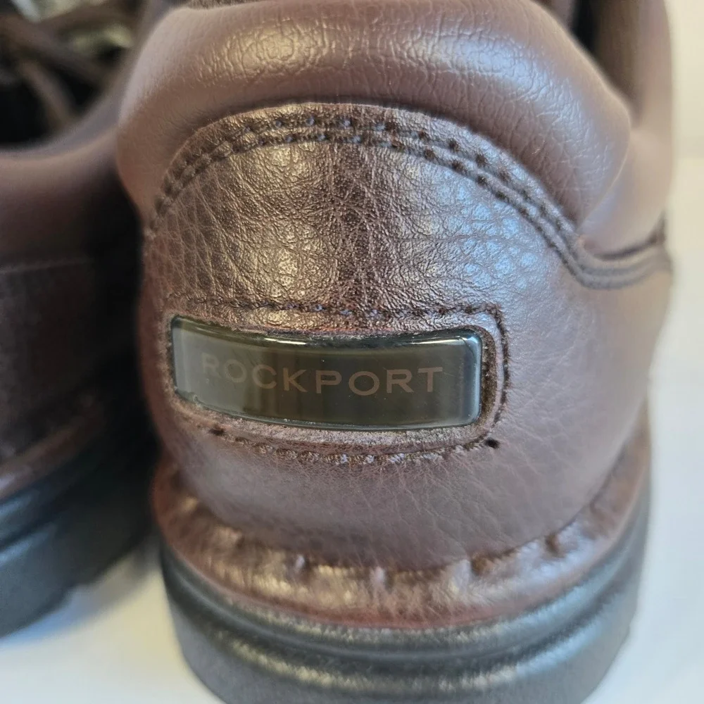 Rockport World Tour Classic Leather Men Size 9 Brown Walking Shoes K71201